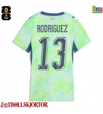 Schweiz Ricardo Rodriguez #13 Bortatröja Dam VM 2026 Kortärmad